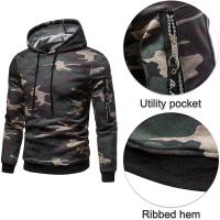 Conjunto Deportivo de Dos Piezas para Hombres Sudadera Táctica de Capucha y Pantalones de Fitness Cálido y Transpirable Estilo Casual de Jogging - details 5