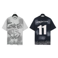 2025 Camisas casuales básicas de moda de verano, camisetas holgadas de algodón puro para hombres y nuevas camisas de manga corta para parejas con estampados de logotipos en la parte delantera - details 20