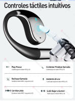 SANLEPUS Auriculares Inalámbricos Bluetooth 5.4 con HiFi y Graves Ultra Potentes - 60 Horas Autonomía, Auriculares Deportivos Abiertos, Diseño Ergonómico - Para Corredores y Amantes del Fitness - details 15