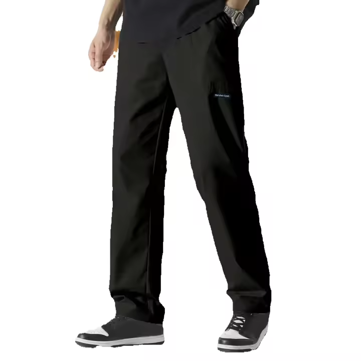 Pantalones Casuales de Talla Grande para Hombres Tejido de Composito, Versátil y Elegante para Todas las Estaciones Pantalones Deportivos de Longitud Completa - 1