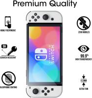 BLUEKAKA-Kit de estuche transparente para Switch Oled, bolsa de viaje para transporte, protección y Protector de pantalla para consola de juegos Ns Oled - details 1