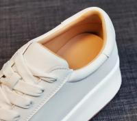 Zapatos de cuero genuino de alta calidad para mujer, zapatillas informales de tenis con plataforma, vulcanizados, 5,5 cm - details 6