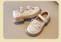 Zapatos de cuero para niña, mocasines informales de estilo británico para estudiantes, zapatos de princesa con encaje hueco, 2024 - details 12