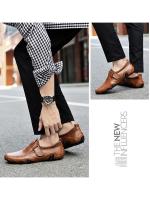 Zapatos Blancos Nuevos de Tamaño Grande Mocasines Casuales Británicos Transpirables para Hombre - details 7
