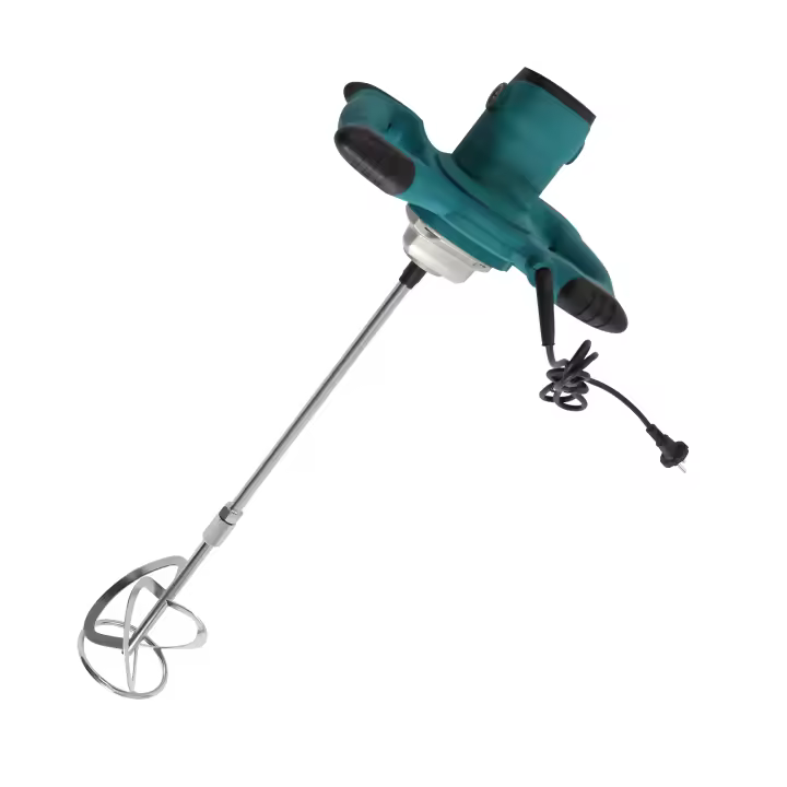 Mezclador eléctrico de pintura de yeso, mortero de 2100W, lechada de cemento, agitador de hormigón, 1 paleta - 1