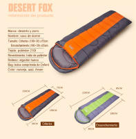 Desert & Fox-saco de dormir ligero para acampar, 4 estaciones, sobre cálido y frío, saco de dormir para mochilero, viajes al aire libre, senderismo - details 3