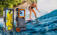 Funda subacuática de buceo profesional para iPhone 14, 13, 15, 16 Pro Max, S25 Ultra, S24 FE, 50 pies/15m - details 1