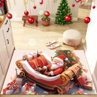 Alfombras de Navidad,Navidad Antideslizante Felpudo, Decoración de Navidad,Absorbente, Alfombrillas Decorativas para el Salón el Baño la Cocina, Welcome Felpudo de Puerta - details 5
