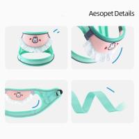 Conjunto de arnés y correa para mascotas a prueba de Escape, diseño de babero, chaleco con cuello para perros transpirable, correa y arnés para mascotas cómoda y ajustable - details 6