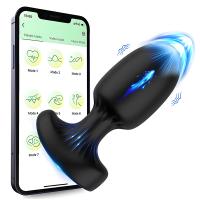 Vibrador con enchufe y control remoto por aplicación, 10 modos de velocidad, masajeador de próstata para hombres, masturbador femenino, juguetes sexuales para adultos, para mujeres, hombres y gays. - details 1