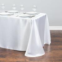 Mantel de Mesa de Satén Overlay de Tela Rectangular para Bodas, Baby Showers, Fiestas de Navidad - details 24