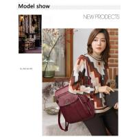 Mochila De Cuero Suave Para Mujer En 5 Colores Bolsa De Hombro Vintage Casual Viaje Mochila De Escuela Bolsa Para Damas - details 2