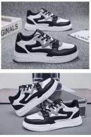 Nuevos zapatos deportivos y de ocio a la moda para hombre con estilo para caminar, parte superior de malla de cuero sintético, suela de goma MD EVA - details 11