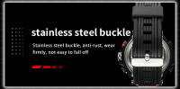Reloj de Pulsera Deportivo SMAEL con Movimiento de Cuarzo y LED Alarma Militar para Hombres Resistente al Agua Material TPU+Plástico Bucle de 210mm - details 9