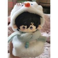 Evelyn-Muñeca de peluche de 20CM, mono cálido, sombrero, gorro, ropa de muñeco de nieve, traje Genshin Impact Love and Deepspace, regalo de Navidad - details 7