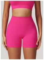 Shorts de Yoga de Cintura Alta Ajuste de Barriga, Levantamiento de Cadera, Ropa de Gimnasio de Nylon Zapatillas de Correr para Primavera/Verano - details 16