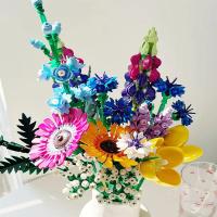 Conjunto de ramo de flores artificiales, Serie de flores artificiales, bloques de construcción - details 1
