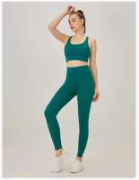Sujetador y body de yoga, conjunto deportivo de gimnasio de yoga de 2 piezas para correr, ropa deportiva para mujer - details 6