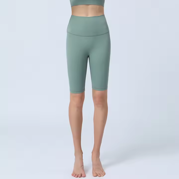 Body de cintura alta, mujeres que no miran mientras tejen. Bolsillos integrados adecuados para yoga y correr. - 1