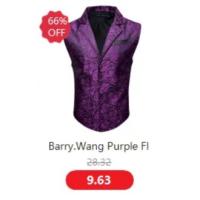 Chaleco S-5xl de 20 colores para hombre, chaleco ajustado de seda lisa, rosa, azul, negro, rojo, morado, blanco y caqui, chaqueta sin mangas Barry Wang - details 34