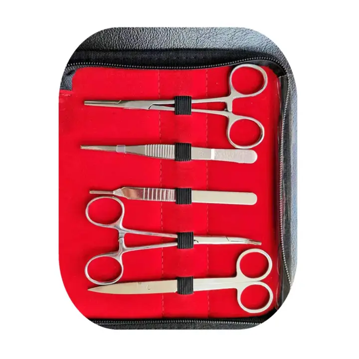 Set de Disectación de Acero Inoxidable Cuchillo de Escalpel, Herramientas de Corte para Estudiantes de Medicina Avanzada - 1