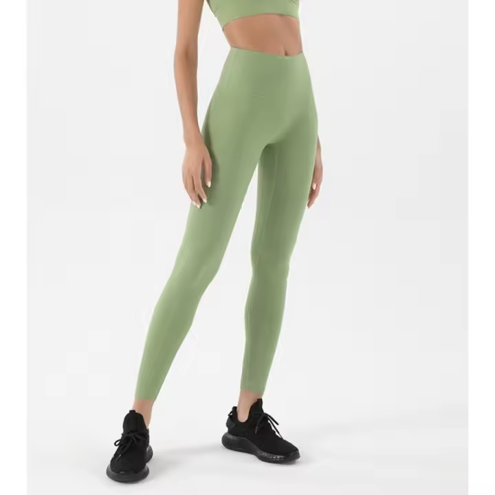 Leggings deportivos de mujer de cintura alta con efecto push-up y tejido suave al tacto - 1