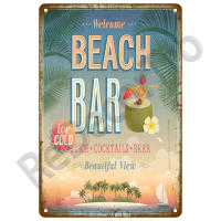 Placa decorativa de hierro para decoración de pared del hogar, placa de hojalata para Bar, playa, casa, Surf, Club, arte de verano - details 7