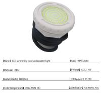 Luz LED integrada para piscina, accesorio impermeable RgB DC12V, relleno de resina IP68 - details 0