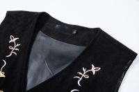 Chaleco Retro de Cuello en V Moda de Fiesta de Ocio para Hombres Material de Poliéster - details 15