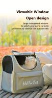 Mochila espaciosa grande para mascotas, cápsula espacial portátil para salir, bolsa transpirable con protector solar para gatos - details 5