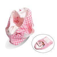 Bolso Vintage de dos caras a cuadros para mujer, bolso de hombro con entramado de ocio de estilo japonés, bolso de mano de lona para ir al trabajo al aire libre - details 15