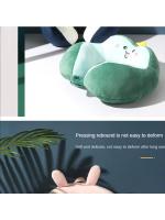 Almohada de Veludo de Cristal de Algodón PP Bordada en Forma de U Ideal para Durmir en Coche o Oficina - details 2