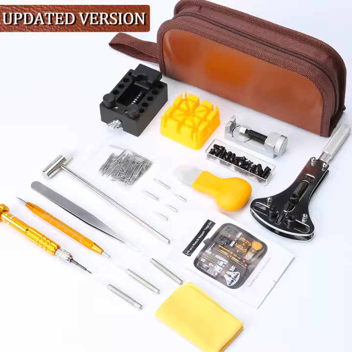 conjunto de herramientas para reparación de relojes 149 en 1 con destornillador manual sin cable inalámbrico removedor de carcasa profesional para teléfono móvil PC de celular material de resina y ABS uso para bricolaje en casa - 1