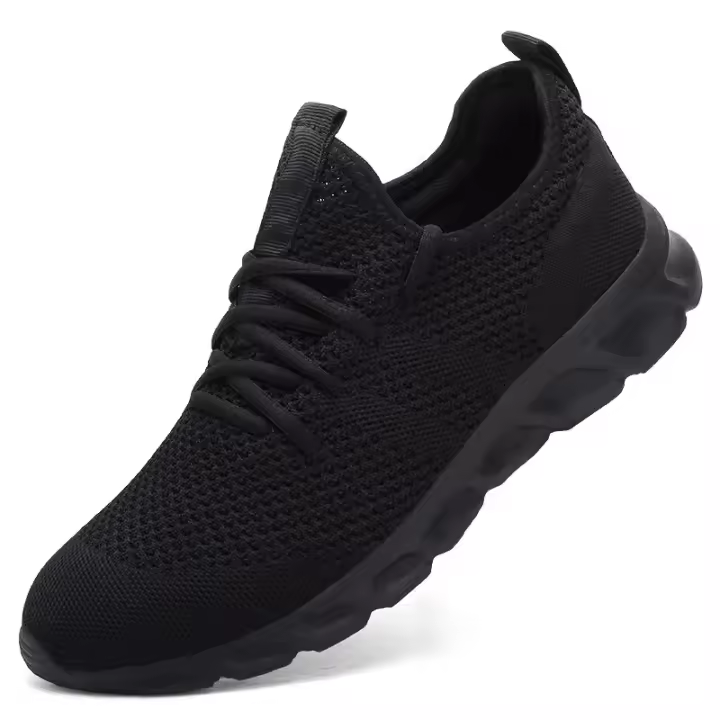 Zapatos deportivos informales para mujer, zapatillas ligeras, zapatillas blancas de malla transpirable para exteriores, zapatillas para correr negras, zapatillas deportivas para correr y tenis - 1