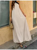 Vestido largo de verano sin tirantes, nuevo estilo festivo, hada voladora, sentido del diseño. - details 4