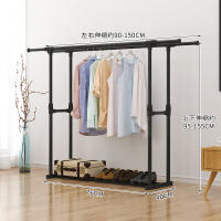 Colgador de ropa de pie nórdico, perchero ajustable para interior, habitación, Metal, Appendiabiti, plegable, decorativo - details 3