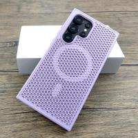 Funda de plástico de lujo para disipación de calor Samsung Galaxy S25 S24 S23 S22 Ultra Plus S 24 23 22 S24Ultra para cubierta de carga Magsafe - details 12