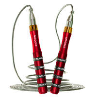 Self-Locking Bearing Skipping Rope, Suitable for Human Aerobics, Aluminum Alloy Handle, Adjustable Rope Length, Student Racing C - details 0