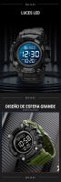 Reloj de Pulsera Deportivo SKMEI para Hombres con Grande Dial Stopwatch LED Ligero Resistente al Agua 5Bar Reloj de Cuenta Digital 1968 - details 2