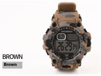 Reloj de Pulsera Electrónico de Moda para Hombres SHUNWAY Impermeable, Luz Nocturna, Deportes al Aire Libre, Camuflaje - details 12