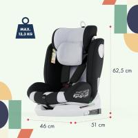 Silla de coche Isofix para bebés y niños, 0 meses - 12 años, apta desde 40-150 cm ajustable 360º, asiento portátil y seguro i-Size - details 8