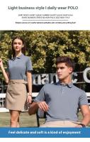 Clásico de los hombres Polo Casual de negocios de gran tamaño Polo de verano Tops de manga corta Camiseta - details 2