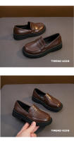 Zapatos De Cuero Para Niños Y Niñas Formales Negros Antideslizantes Vestimenta Escolar Versátiles Zapatos Planos Para Bebés Y Niños - details 11