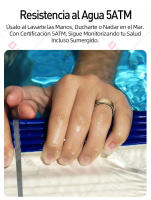 Anillo Inteligente SANLEPUS R10 - Monitor de Salud para Frecuencia Cardíaca + Oxígeno en Sangre |   Carga inalámbrica, 5ATM y batería con autonomía de 7 días |   Parejas, Deportes y Salud General - details 7