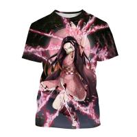 Camiseta con estampado 3D de Anime Devil Killer para hombre y mujer, camiseta de talla grande Haruku Street, deportes de ocio, secado rápido, transpirable - details 1