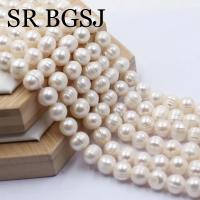 Cuentas de Perla Blanca Frescas Naturales A+ Cuentas Redondas Irregulares para Accesorios de Joyería DIY Certificado CE - details 1