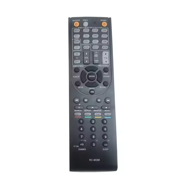 Mando a distancia de repuesto para soportar el receptor Onkyo Av Tx-Nr609 Tx-Nr609B H - 1