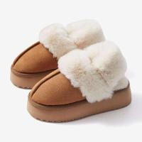 Botas de nieve de invierno para mujer de cuero y piel, zapatillas de plataforma impermeables a la moda, antideslizantes, verano y primavera - details 0
