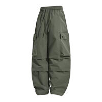 Pantalones Cargo para Hombres CHAIFENKO Tela de Poliéster, Longitud Completa, Ajuste Regular, Múltiples Bolsillos, Secado Rápido, Transpirable para Primavera/Verano - details 1