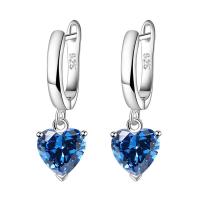 Pendientes de Corazón de Plata Esterlina 925 Regalo Perfecto para Mujeres - details 2